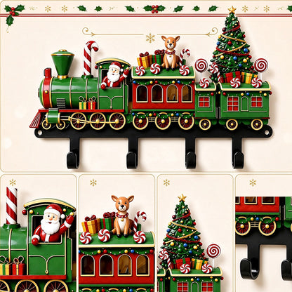 Christmas Wall Hanger Shelf Christmas Storage Rack with Light