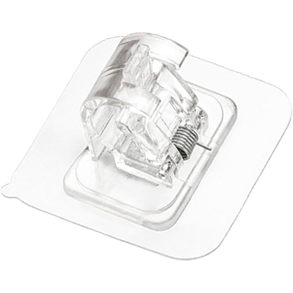 10 Pcs No Drill Curtain Rod Holder-Clear