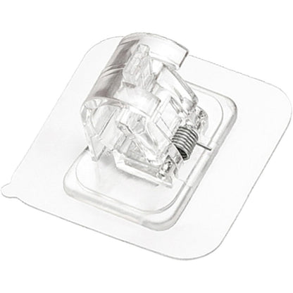 10 Pcs No Drill Curtain Rod Holder-Clear