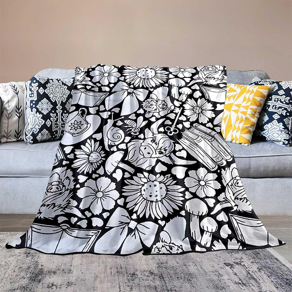 Washable DIY Coloring Blanket for Adults - Style 3