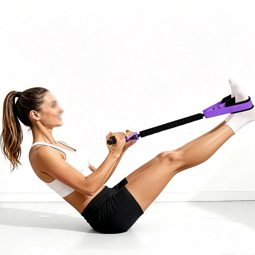 30lb Foot Pedal Resistance Band-Purple