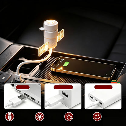 Christmas USB Projector Light with Slides Night Light Projector with 6 Slides