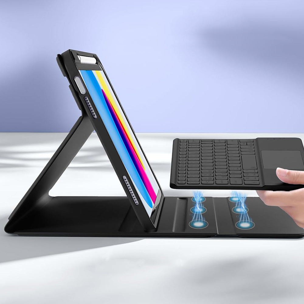 Keyboard Case with Touchpad for iPad 10th and 11th Gen - Black