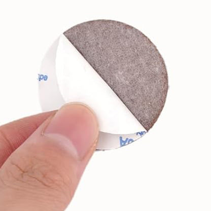 300Pcs Self Adhesive Felt Furniture Pads Scratch Resistant for Hardwood Floors-Brown