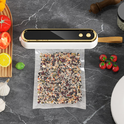 Cordless Portable Mini Vacuum Sealer Machine-White