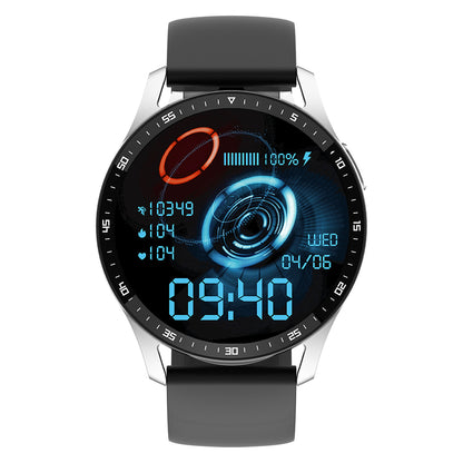 Smart Watch with Earbuds X7 Smart Watch Touch Screen Sports Fitness Tracker Heart Rate Monitor with TWS Bluetooth Earphones -Silver