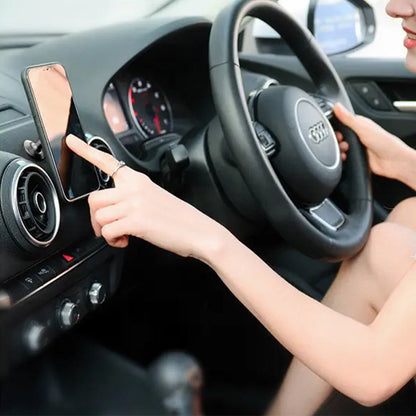 Universal Magnetic Car Phone Holder Dashboard Mount Stand Black