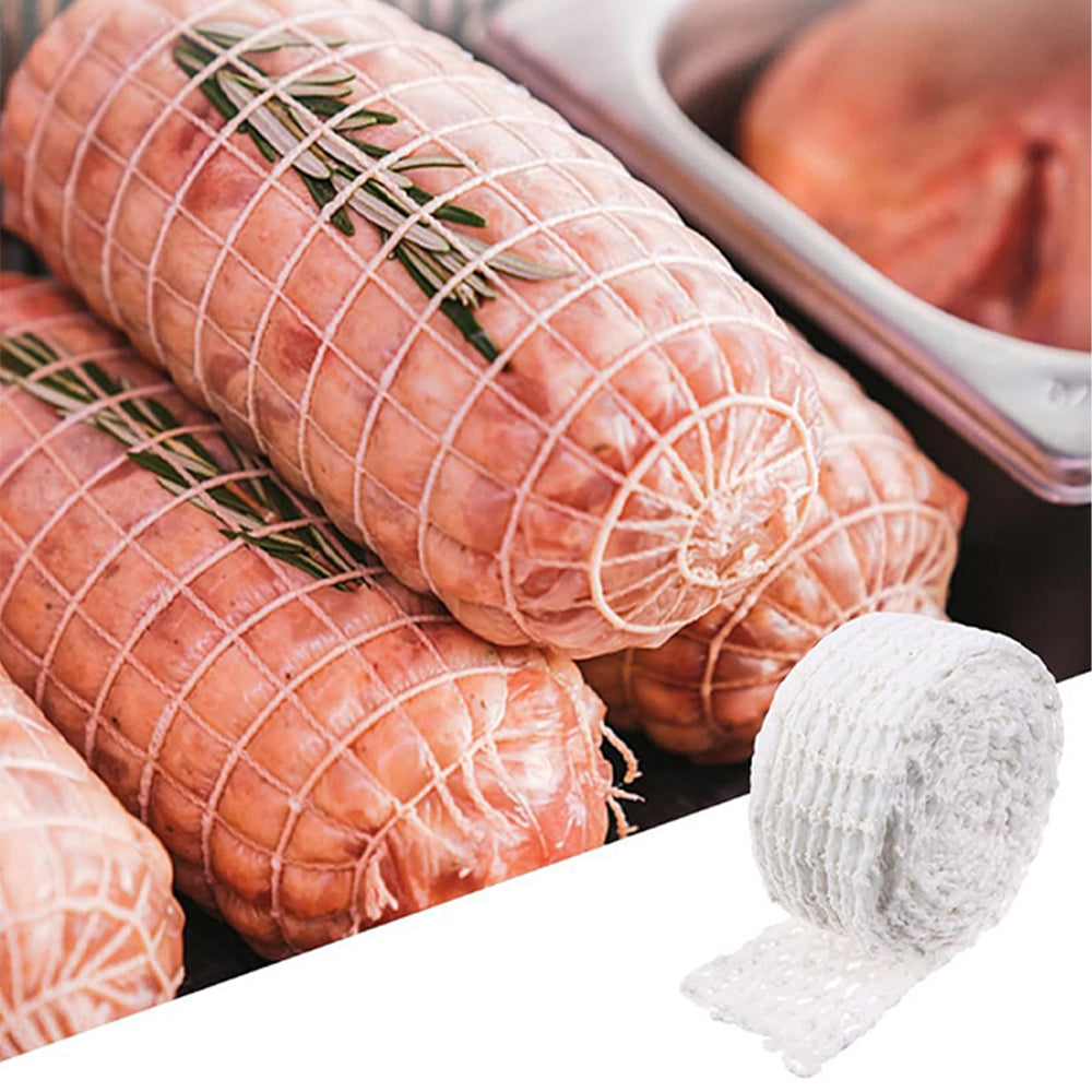 Elastic Meat Netting Roll Food Nets For Roasting Smoking