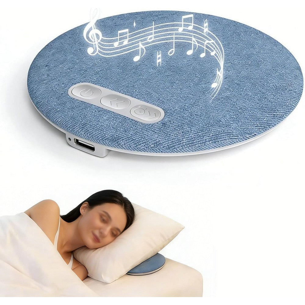 Under Pillow Speaker with White Noise Portable Bluetooth Speaker for Sleeping-Blue