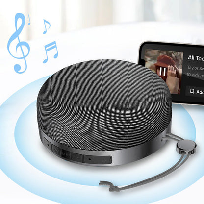 Portable Wireless Bluetooth Speakers Compact Design Speaker with Hands-Free Calling Grey