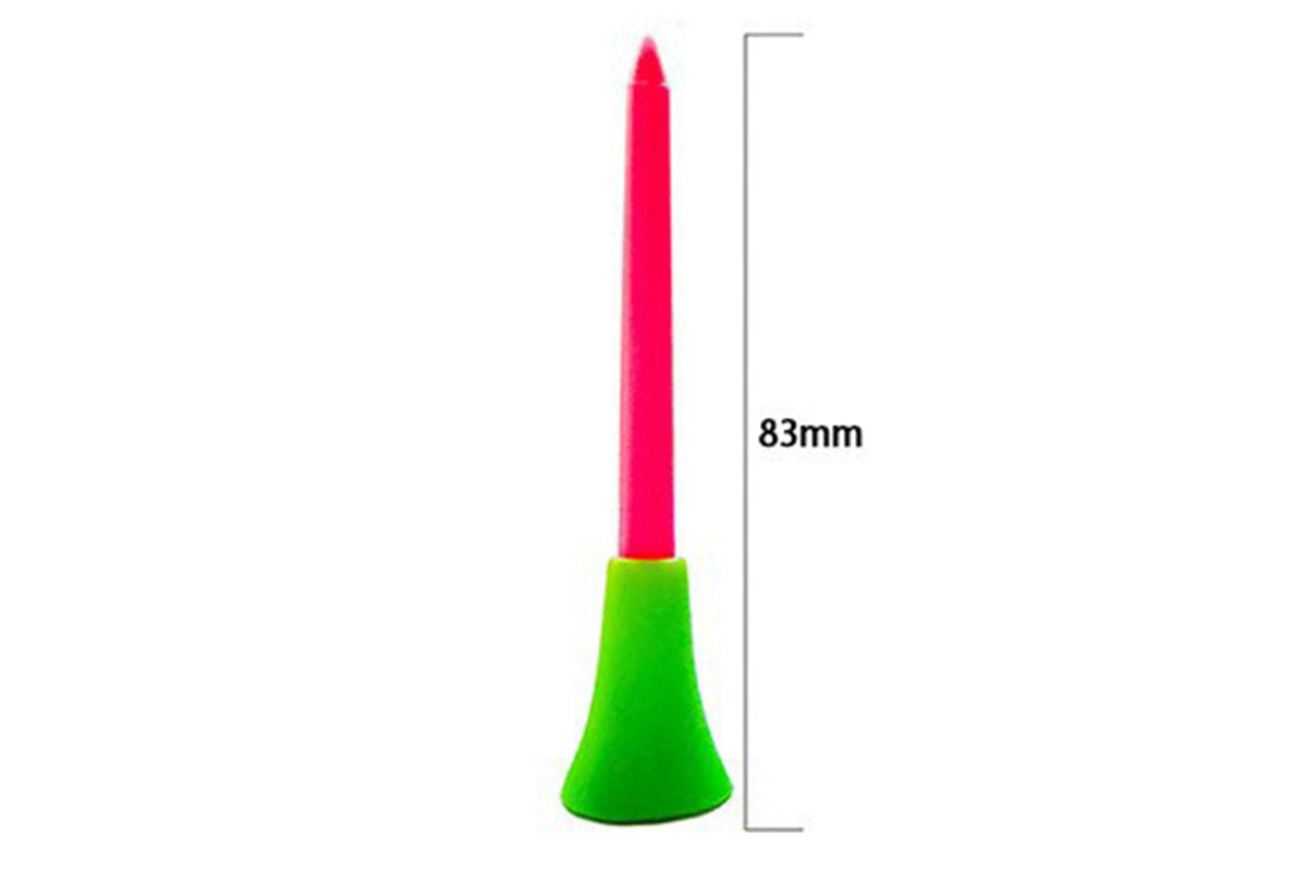 100Pcs 83mm Rubber Golf Tees for Reducing Spin and Improving Accuracy