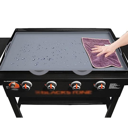 Silicone Protective Mat  for 28 Inches Blackstone Grill Cooking Surface Protective Cover Grey