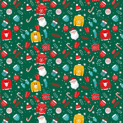 10 Sheets Christmas Wrapping Paper Xmas Present Wrap Paper
