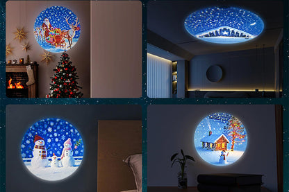 USB Powered Christmas Projector Light - 4 Slides