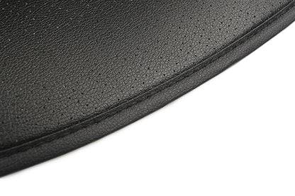 Faux Leather Rear Car Anti-Slip Bench Seat Protector Mat With Storage Pockets-Black