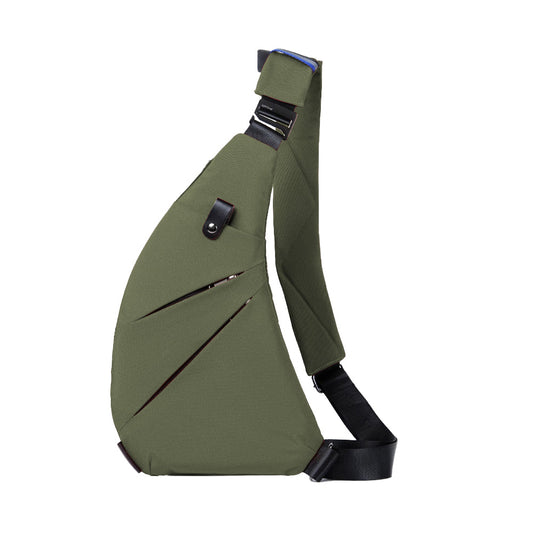 Multifunctional Anti-theft Sling Chest Pack Crossbody Bag Green