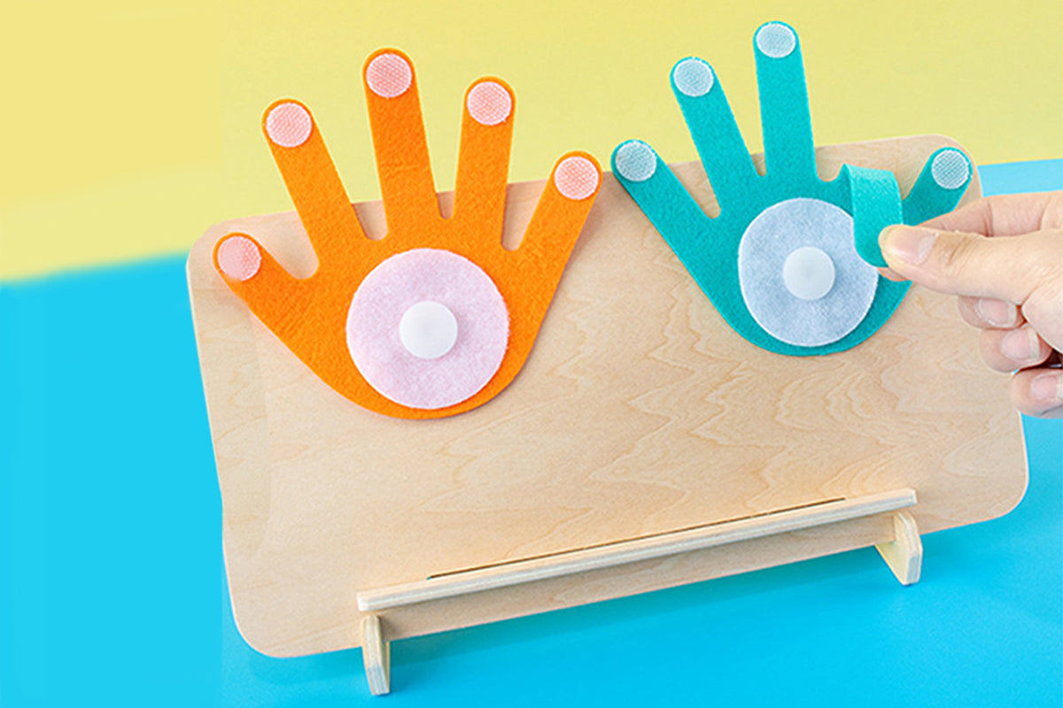 2Pcs Wooden Educational Math Manipulatives Montessori Toys For Kids Math Game Number Blocks