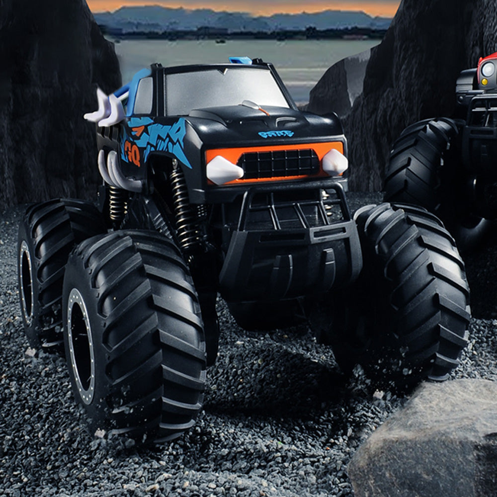 2.4GHz RC Monster Truck 1:16 Scale RC All Terrain Car Toy Off Road RC Truck for Kids Blue