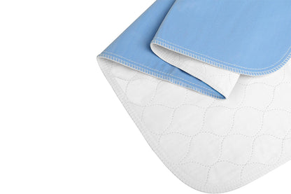 Incontinence Bed Pads Washable Bed Pads for Adults Pets Seniors Mattress Protector -Blue