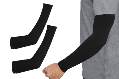 3 Pair 40cm Straight Nylon Spandex Cooling Arm Sleeves