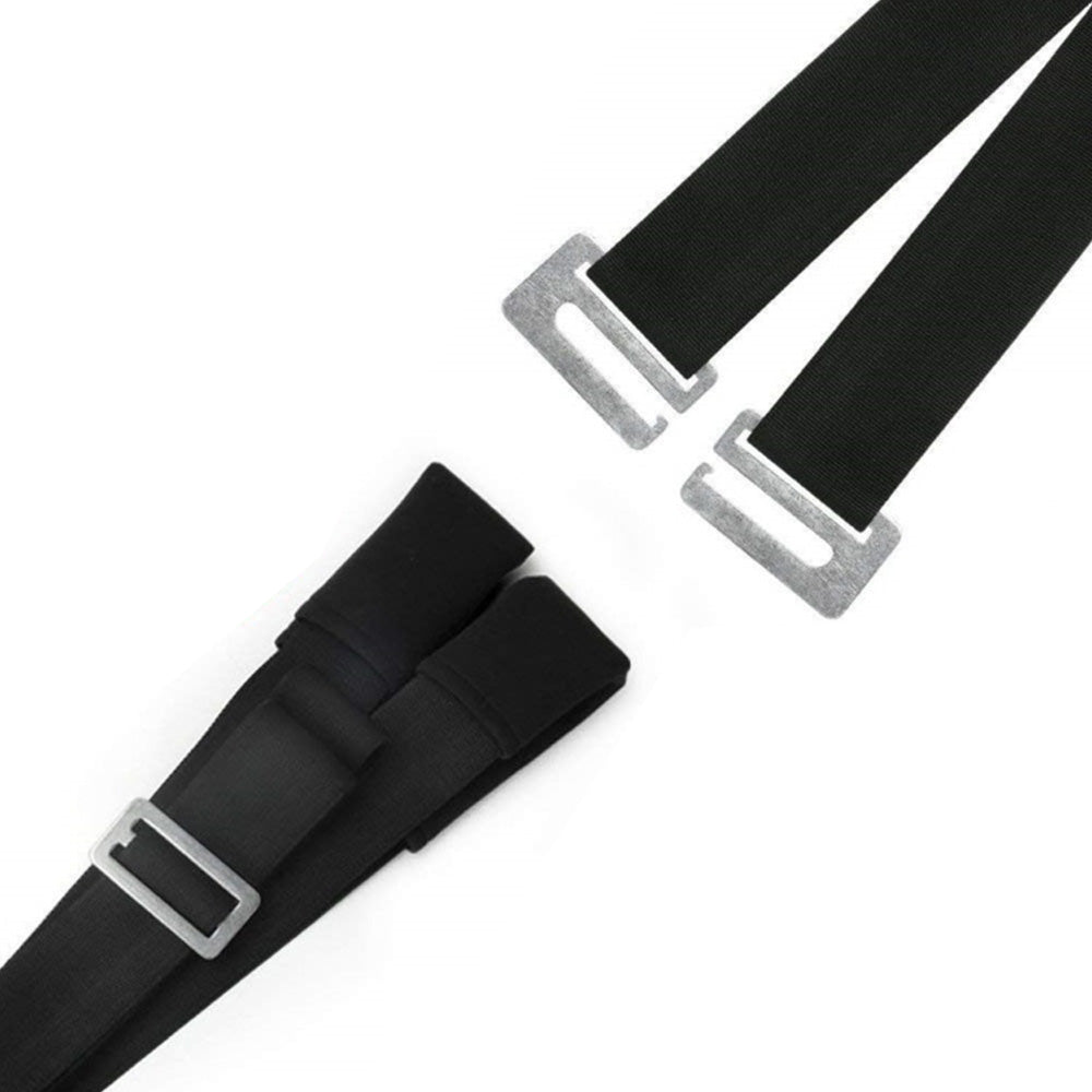 Furniture Moving Strap Set with 5cm Wide Belts and 270kg Load Capacity - Black