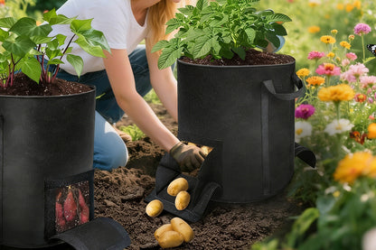4 Piece 15 Gallon Potato Grow Bags