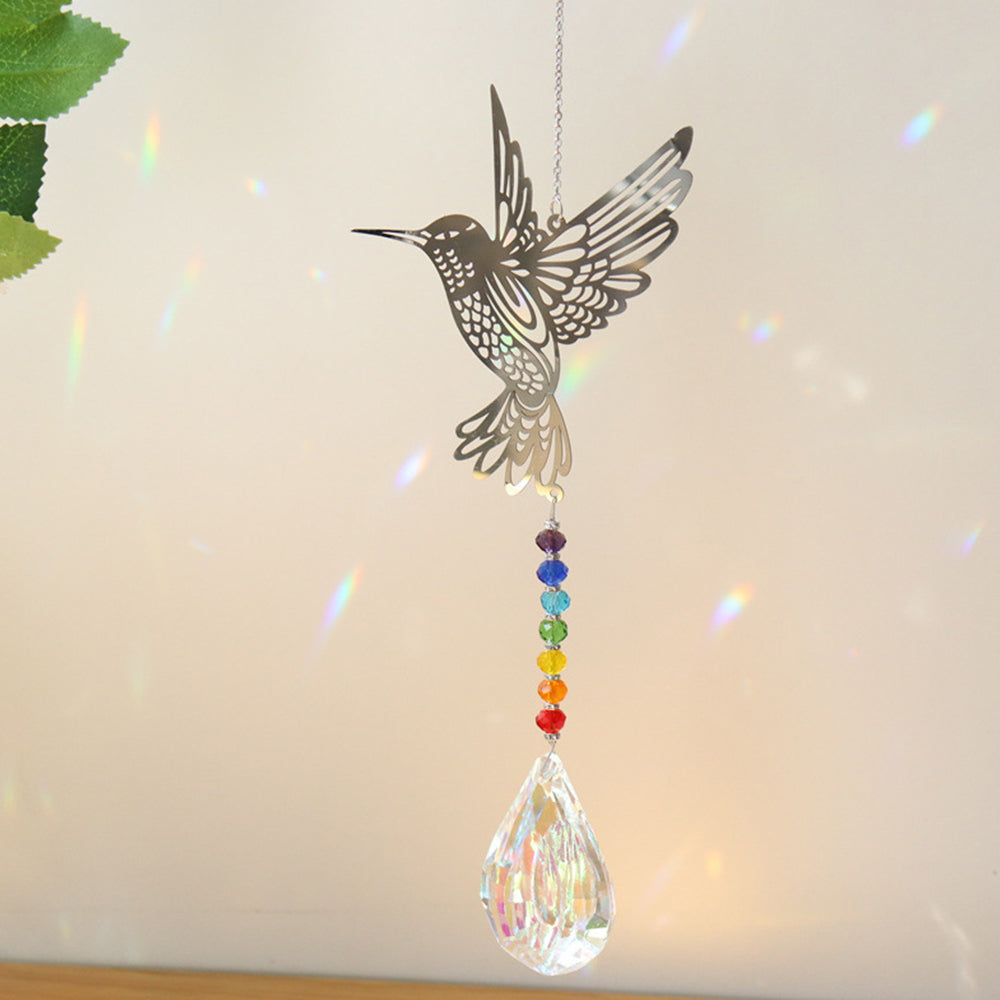 5Pcs Artificial Crystal Prism Suncatcher Rainbow Makers