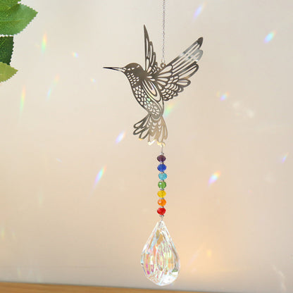 5Pcs Artificial Crystal Prism Suncatcher Rainbow Makers