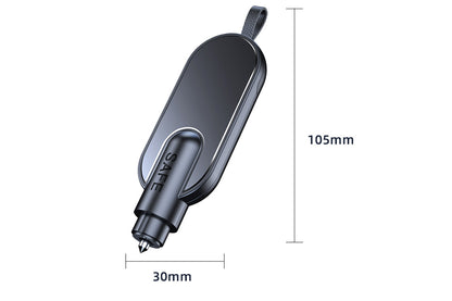 Car Emergency Escape Tool Glass Breaker security Hammer Seatbelt Cutter-Black