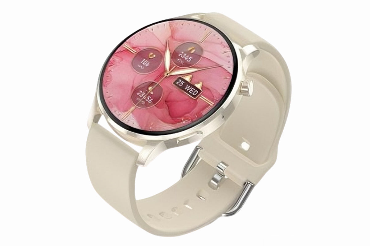 Fashion Smartwatch with Heart Rate and Sleep Monitoring IP67 Waterproof-Silver