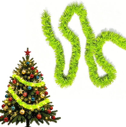 2 Pack Christmas LED String Lights LEDs Battery Powered Garland - Green