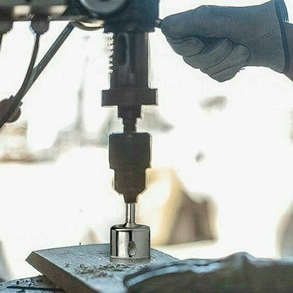 15 PCS Drill Bit Set for Glass Tile  Precision Hole Saws 0.6-0.05cm