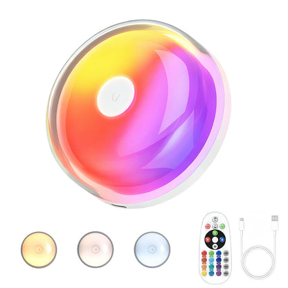 Waterproof Shower Light with 12 RGB Colors Remote and Timer