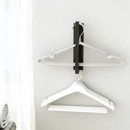 Wall Mount Self-Adhesive Hanger Organizer Clothes Hanger Rack Laundry Hanger Stacker