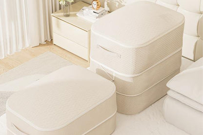 2Pcs Comforter Storage Bag 3-Layer Blanket Storage Bags Compression Organizer