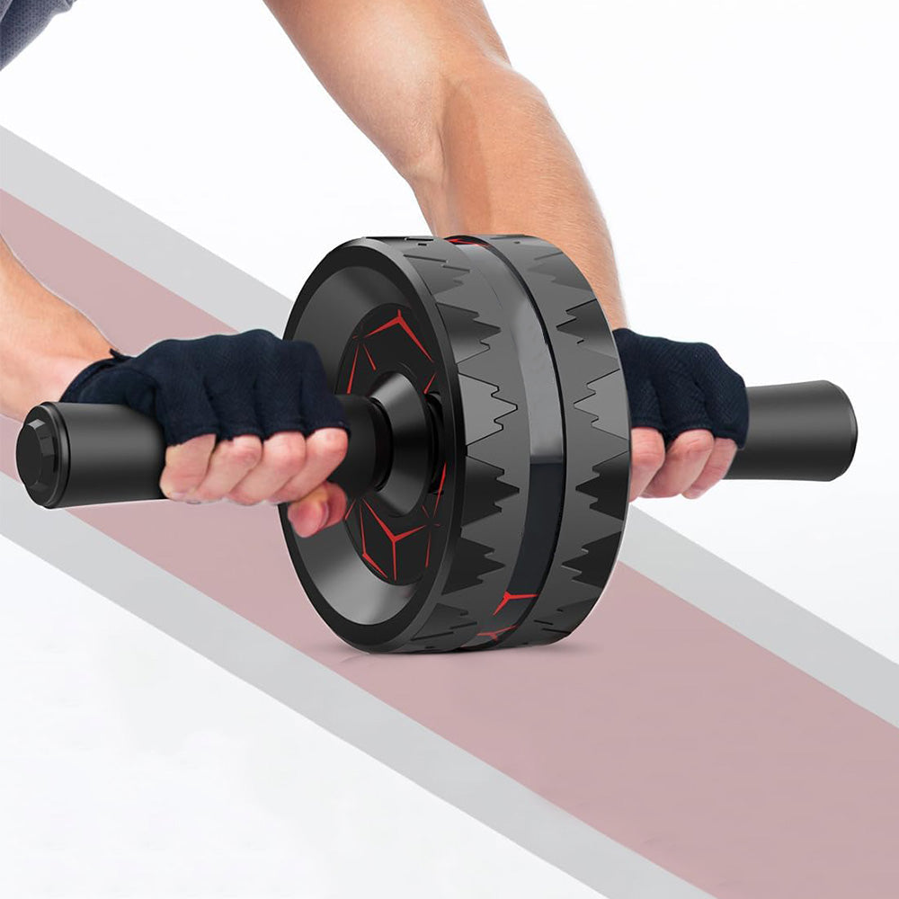 Ab Roller Wheel Abdominal Core Strength Training Workout Equipment Home Gym Exercise Accessories