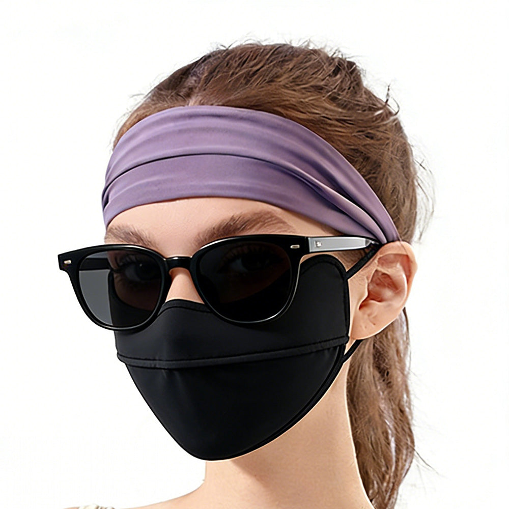 4 Pack Fitness Sweat Headbands Wide Elastic Sports Headbands for Workout Yoga