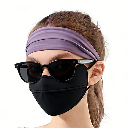 4 Pack Fitness Sweat Headbands Wide Elastic Sports Headbands for Workout Yoga