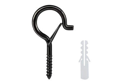 20PCS Q Hanger Hooks with security Buckle Windproof Screw Hooks for Lights Plants