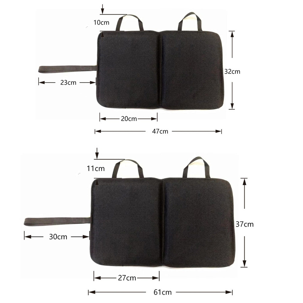 Foldable Seat Cushion TPE Gel Breathable Portable Pad for Office Chair Car Home Outdoor