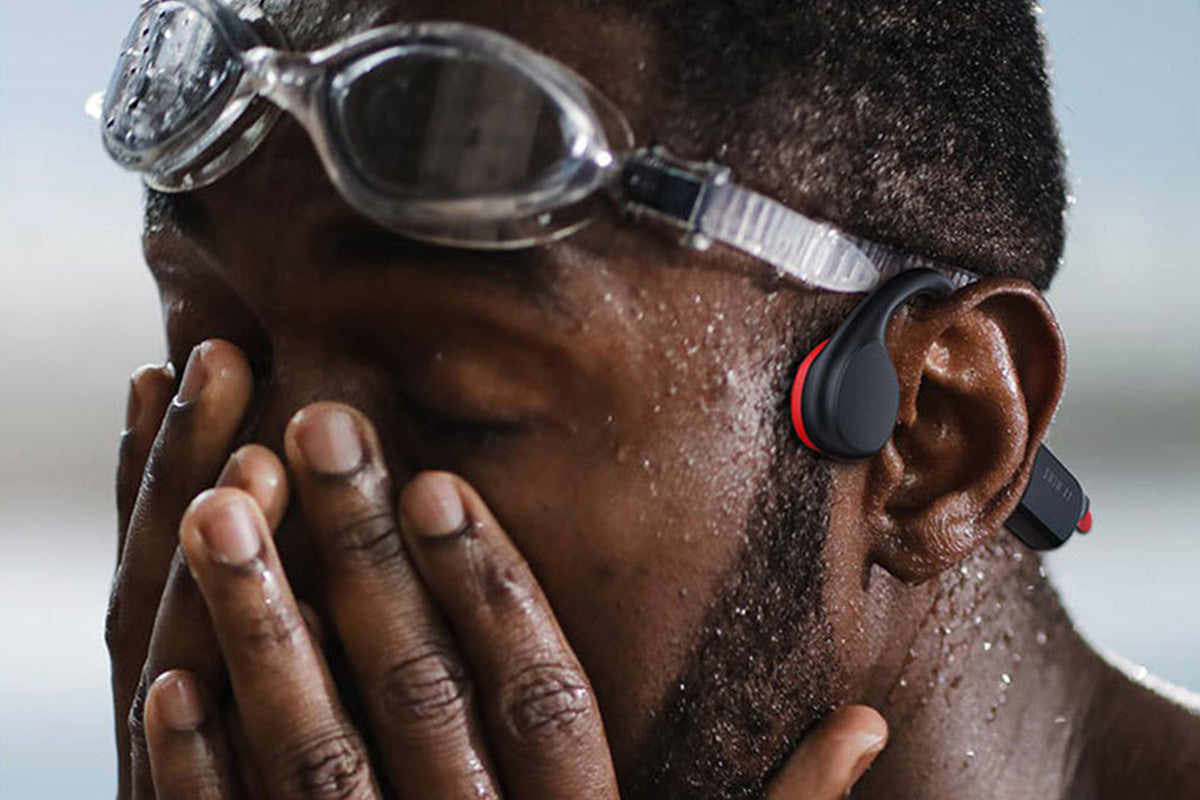 Swimming Water-Resistant Wireless Bone Conduction Earphones