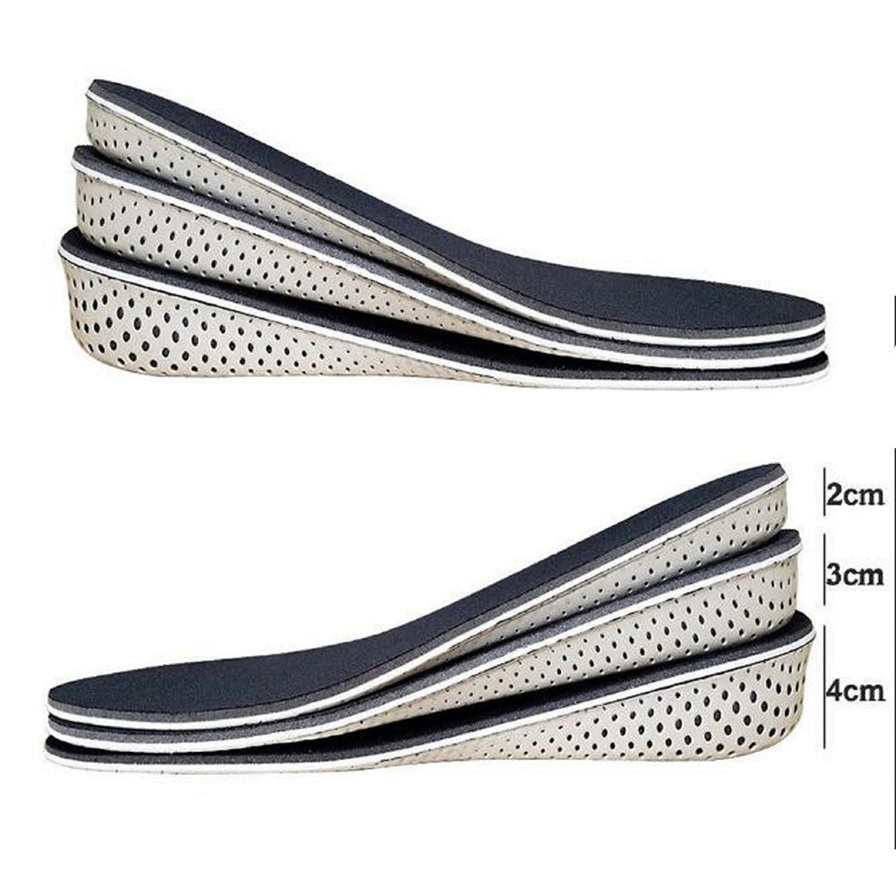 Invisible Height Increase Insoles EVA Breathable Shock Absorbing Shoe Inserts for Men Women