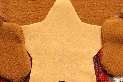 Christmas Chair Covers with Santa Hat for Holiday Dinner Party -Reindeer