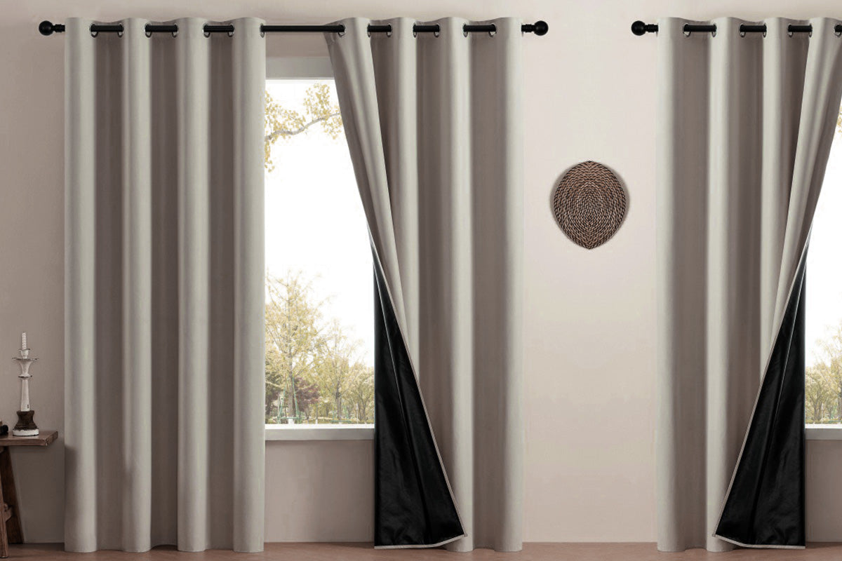100 Percent Blackout Curtain Panel - Khaki