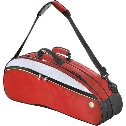 Badminton Bag for 4 to 6 Rackets with Shoe Compartment  - Red