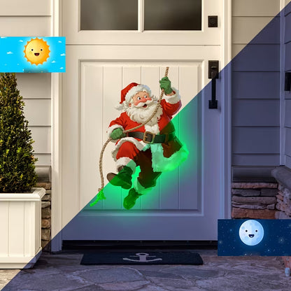 Christmas Glow in the Dark Wall Sticker Self Adhesive Santa Sticker