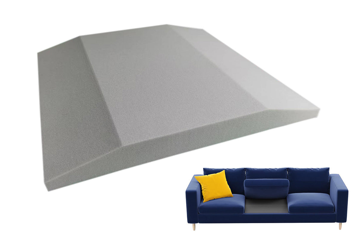 Curved Foam Sofa Cushion Support Board for Sagging Seat Grey