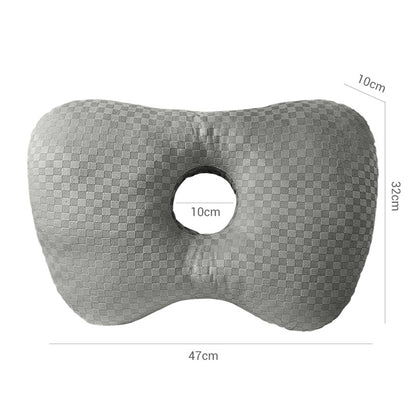 Ear Pillow for Side Sleepers with Hole-Grey