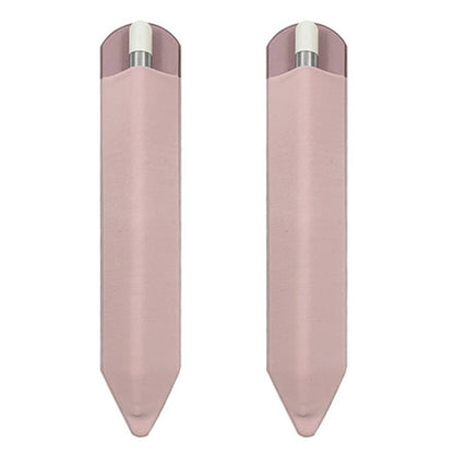 2Pcs Stylus Holder Adhesive Pen Sleeve for Apple Pencil Capacitive Pen-Pink