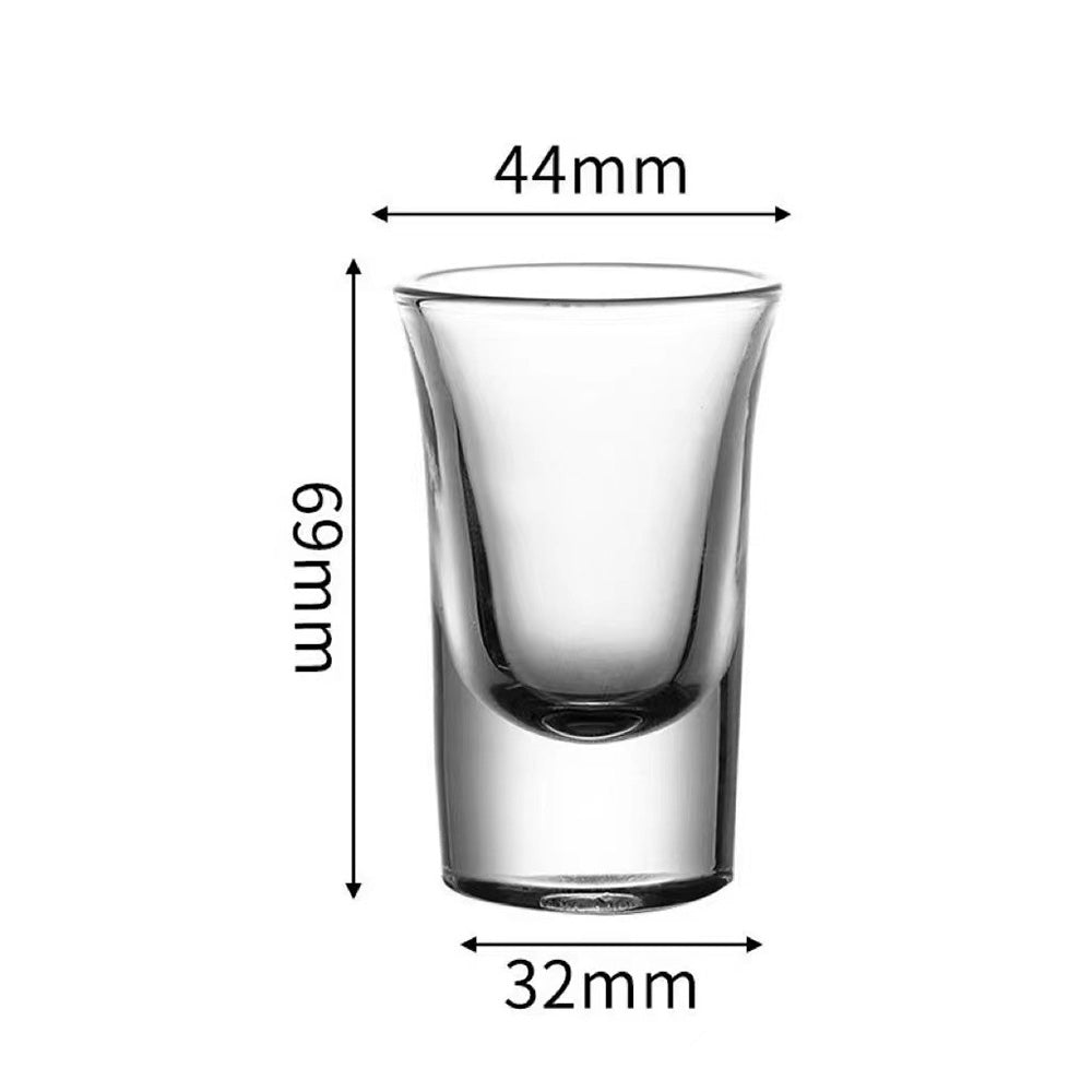 12 PCS Heavy Base Shot Glasses for Whiskey Vodka Tasting